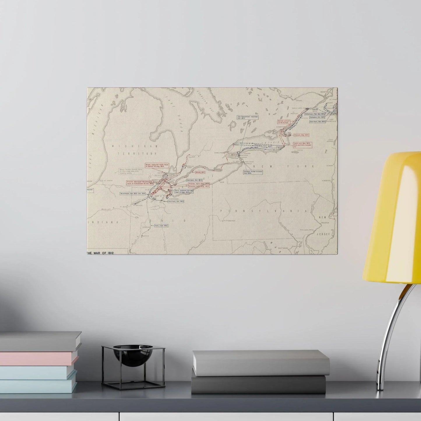 War of 1812, Operations In The North 1812-1814 - Pacific Sky Games