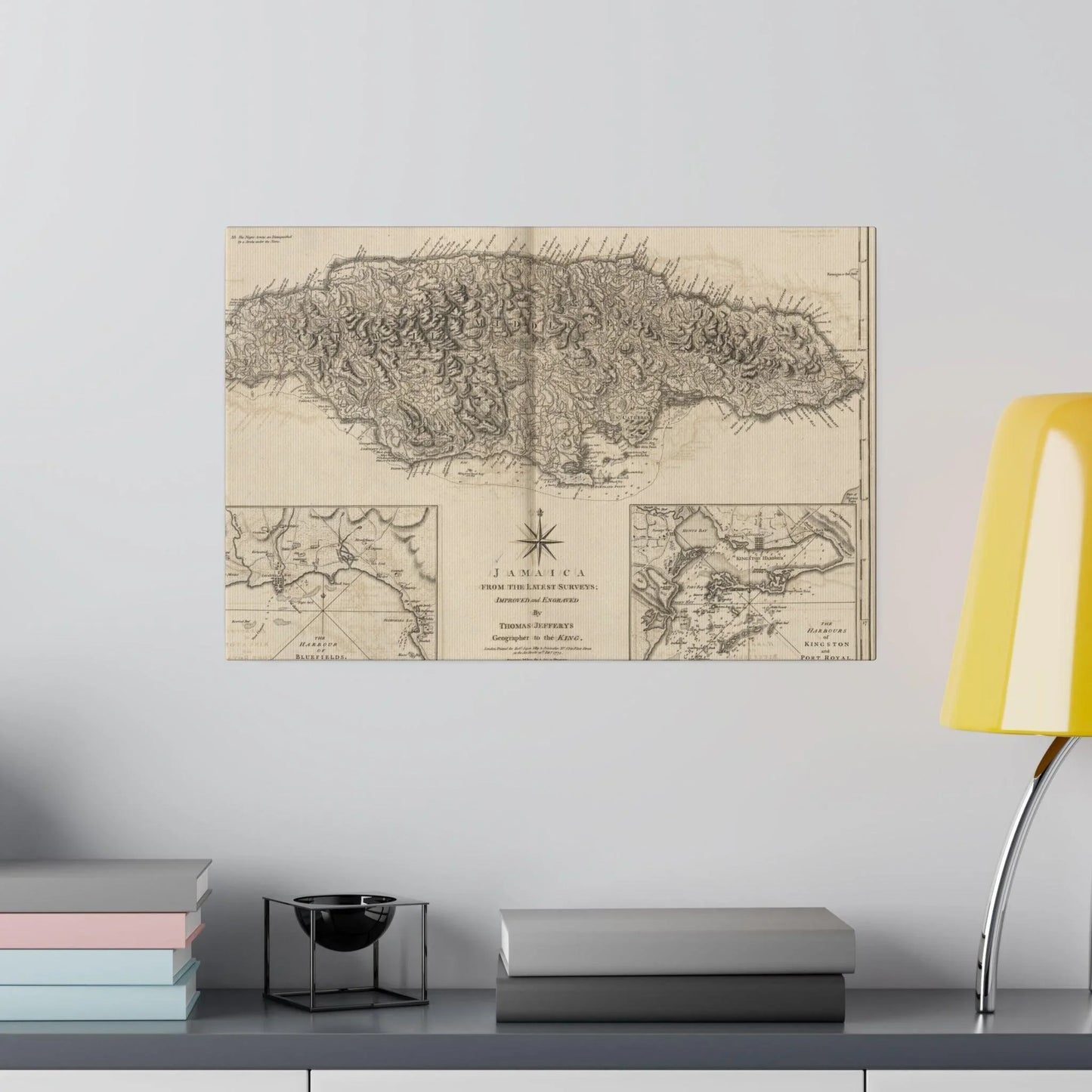 Close-up of the textured canvas surface highlighting subtle fabric weave and rich, deep color finish of the Jamaica style