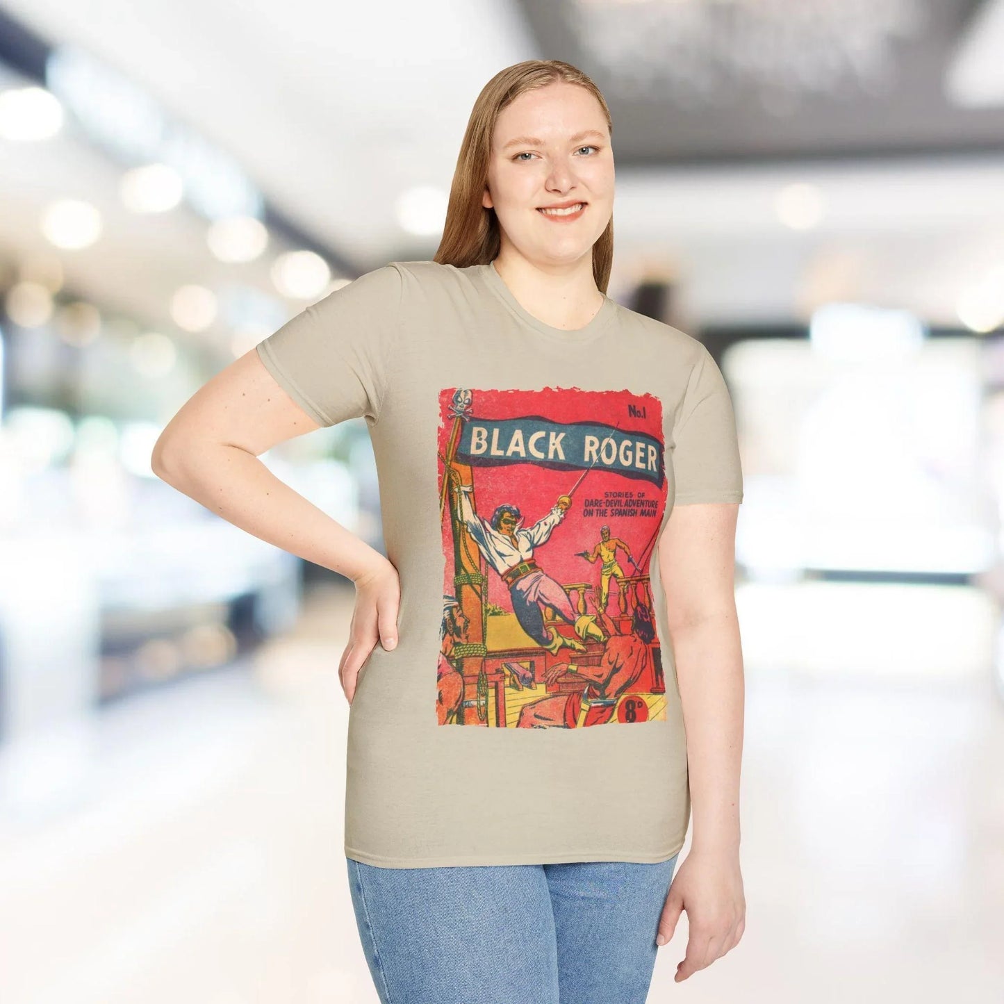 Close-up of the black fabric texture highlighting the soft, breathable material and subtle stitching details on the unisex