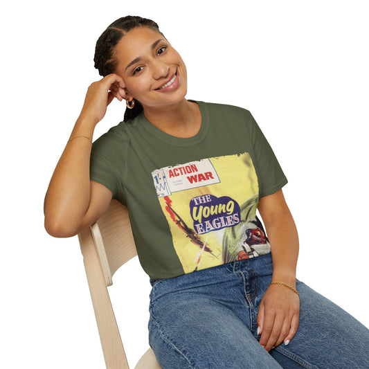 Action War #15 Unisex Softstyle T-Shirt Review: Vintage Comic Style Meets Comfortable, Eco-Friendly Wear