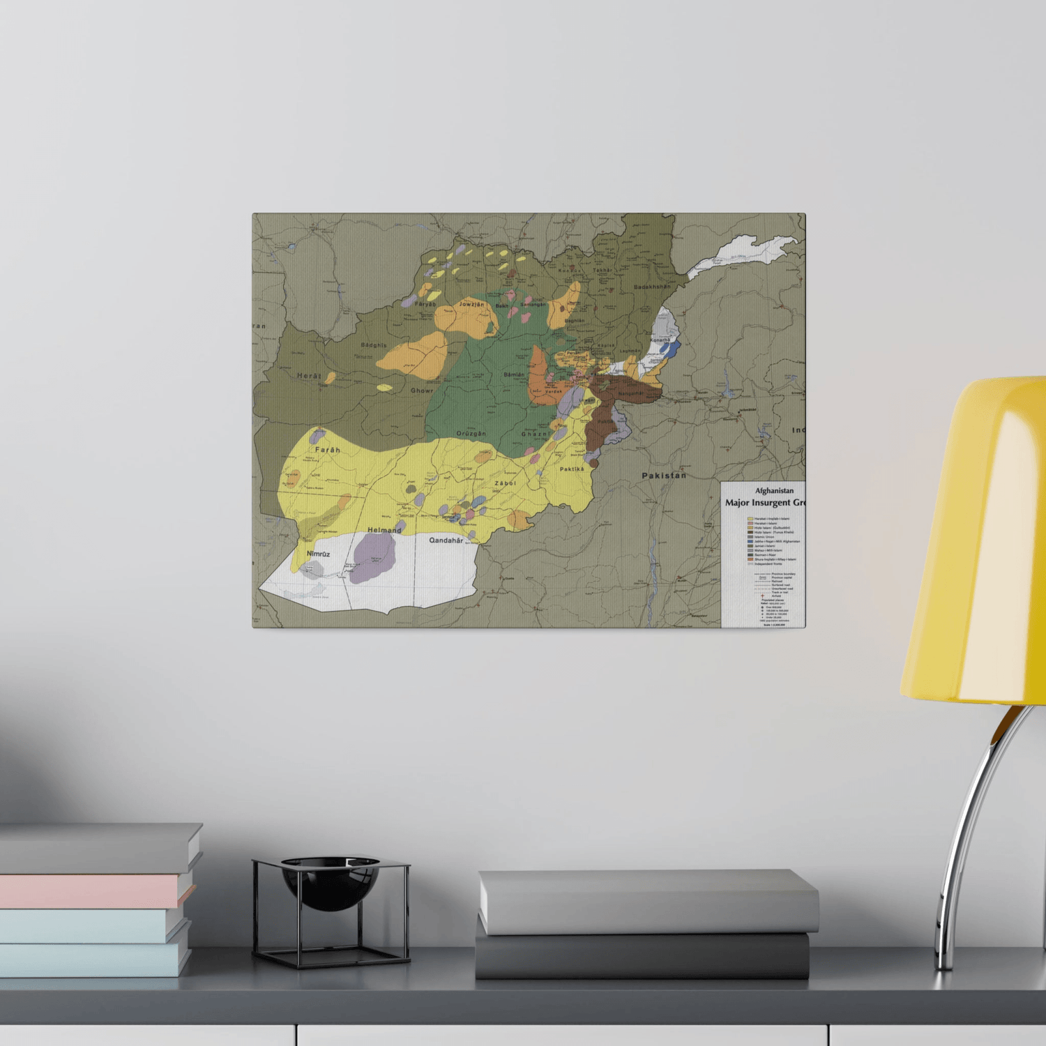 Matte Canvas - Map Themes - Pacific Sky Games