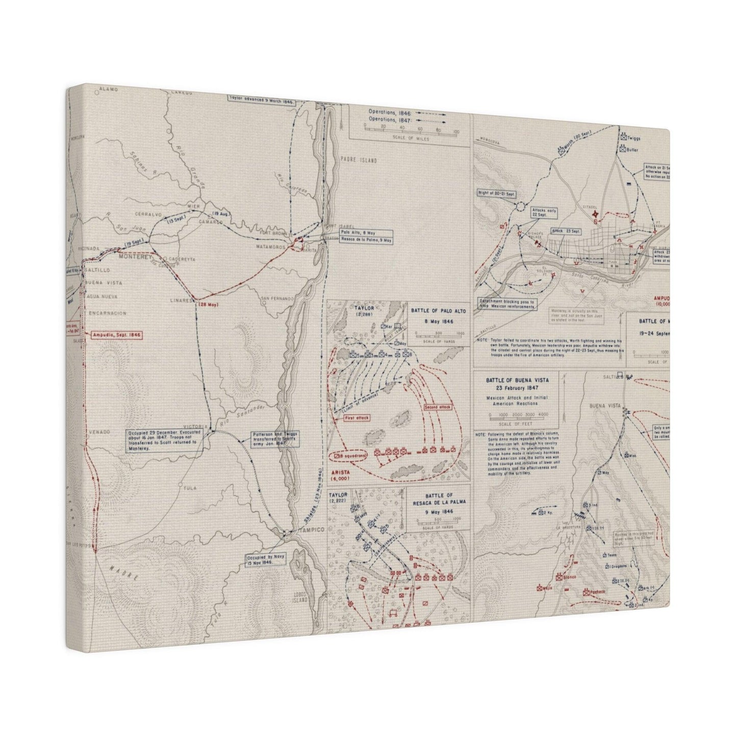 Mexican War, Taylor's Campaign, 1846-1847 - Pacific Sky Games