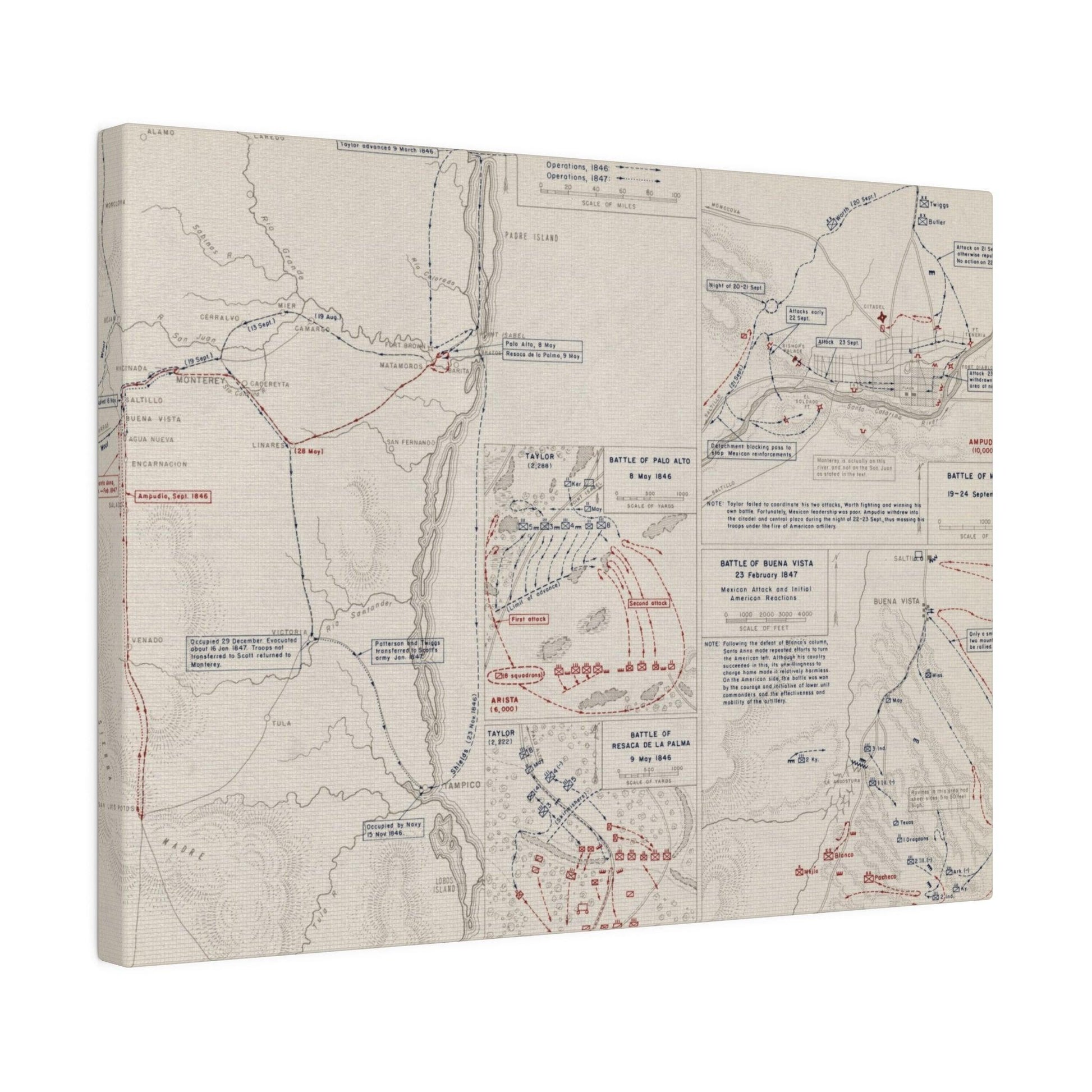 Mexican War, Taylor's Campaign, 1846-1847 - Pacific Sky Games