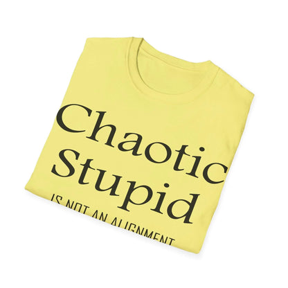 Close-up of the black unisex softstyle fabric showing subtle stitching details and smooth matte finish at the neckline seam.