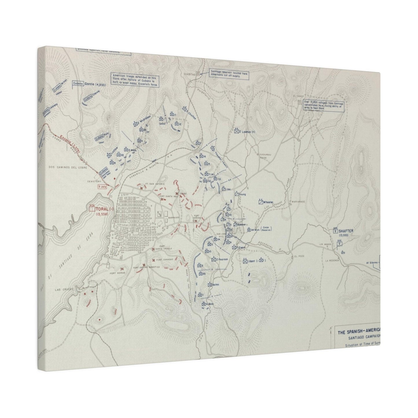 Spanish-American War, Santiago Campaign, Surrender of Santiago 14 July 1898 - Pacific Sky Games