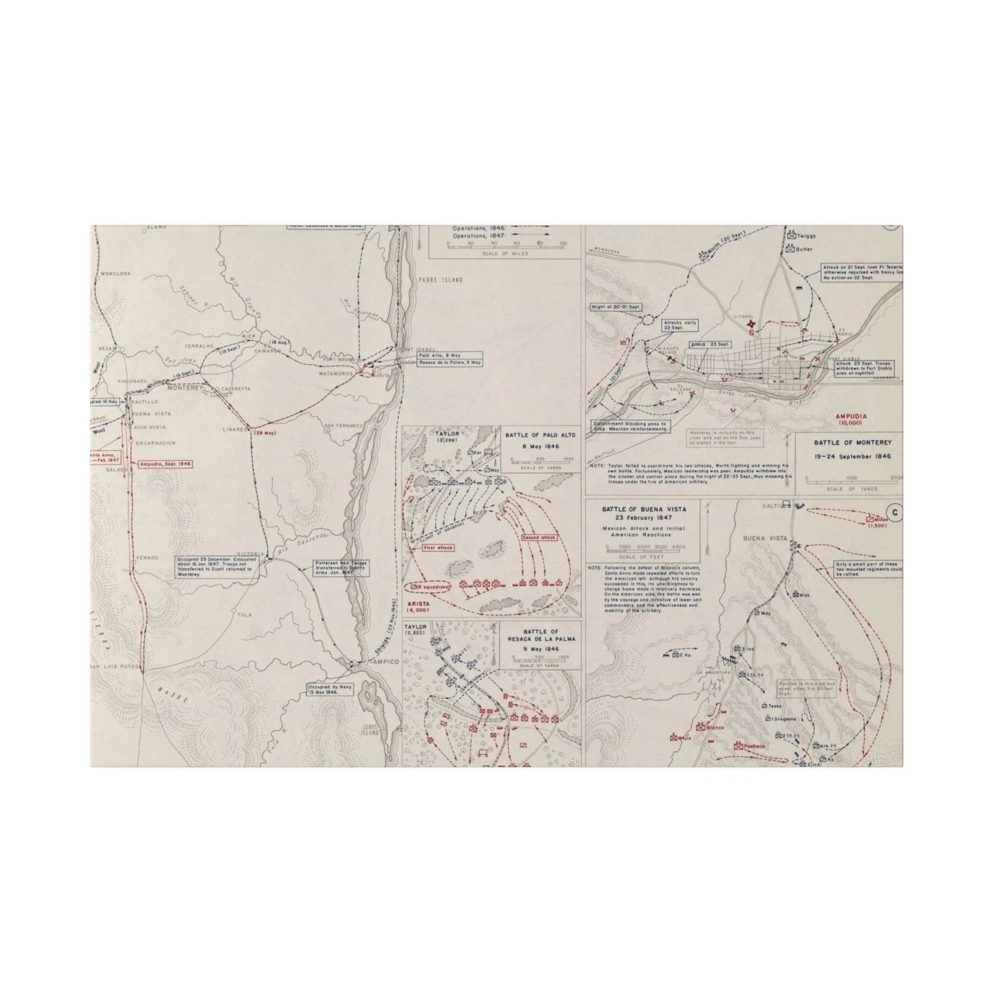 Mexican War, Taylor's Campaign, 1846-1847 - Pacific Sky Games