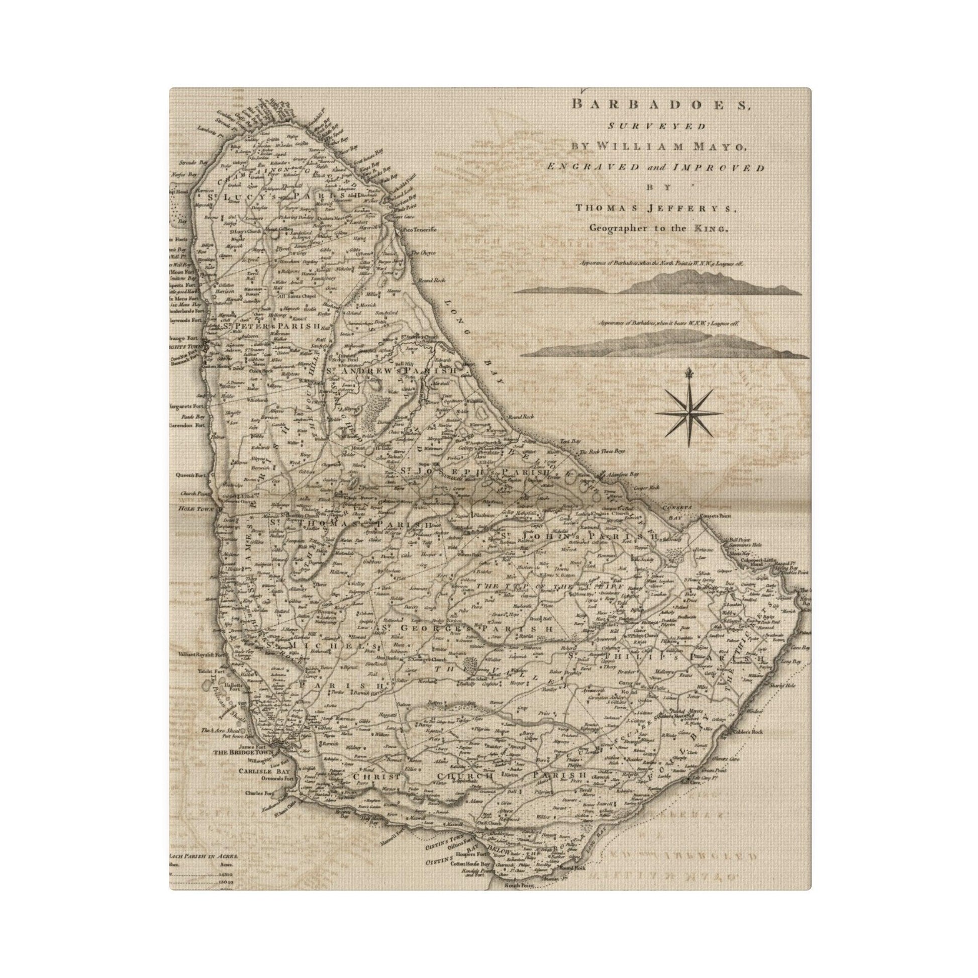 Close-up of the rugged canvas material showing textured weave and natural beige color, highlighting vintage-style finish and