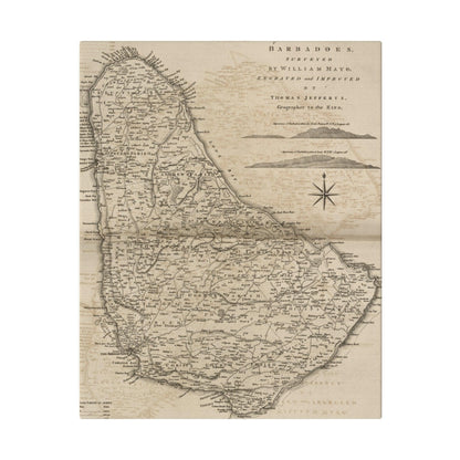 Close-up of the rugged canvas material showing textured weave and natural beige color, highlighting vintage-style finish and