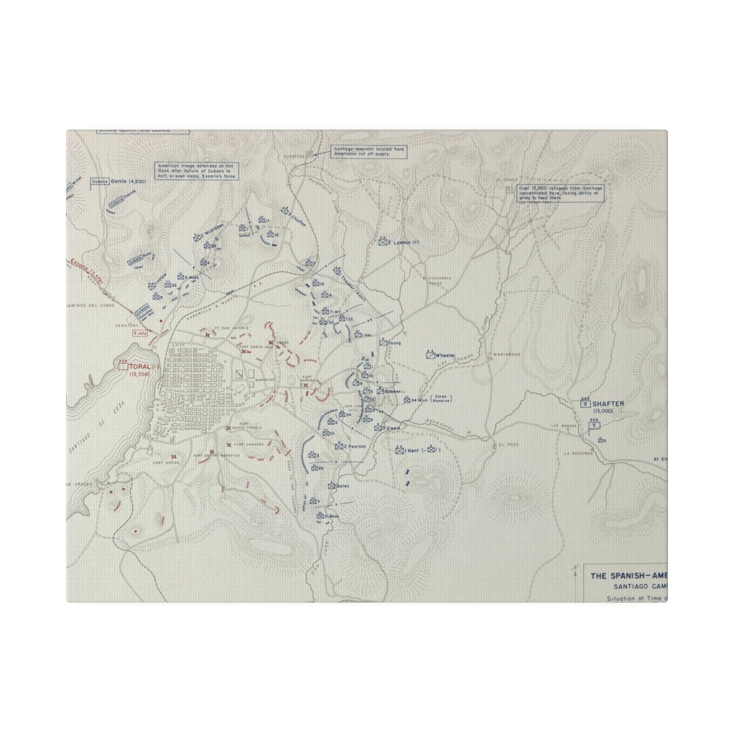 Spanish-American War, Santiago Campaign, Surrender of Santiago 14 July 1898 - Pacific Sky Games
