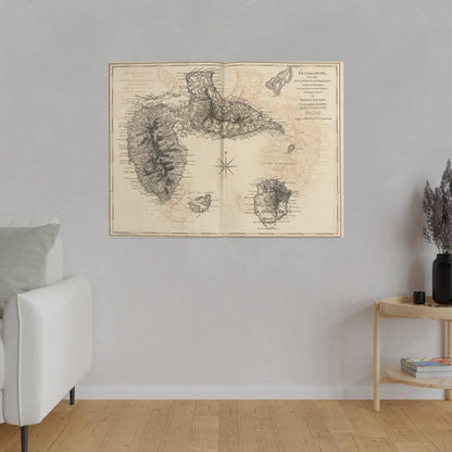 Close-up of Guadalupe canvas fabric showing textured weave and subtle color variations from a slight diagonal angle.