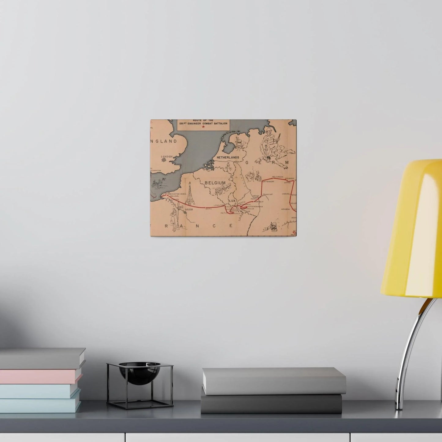 Route of the 281st Engineer Combat Battalion 3 November 1944 to 8 May 1945 - Pacific Sky Games