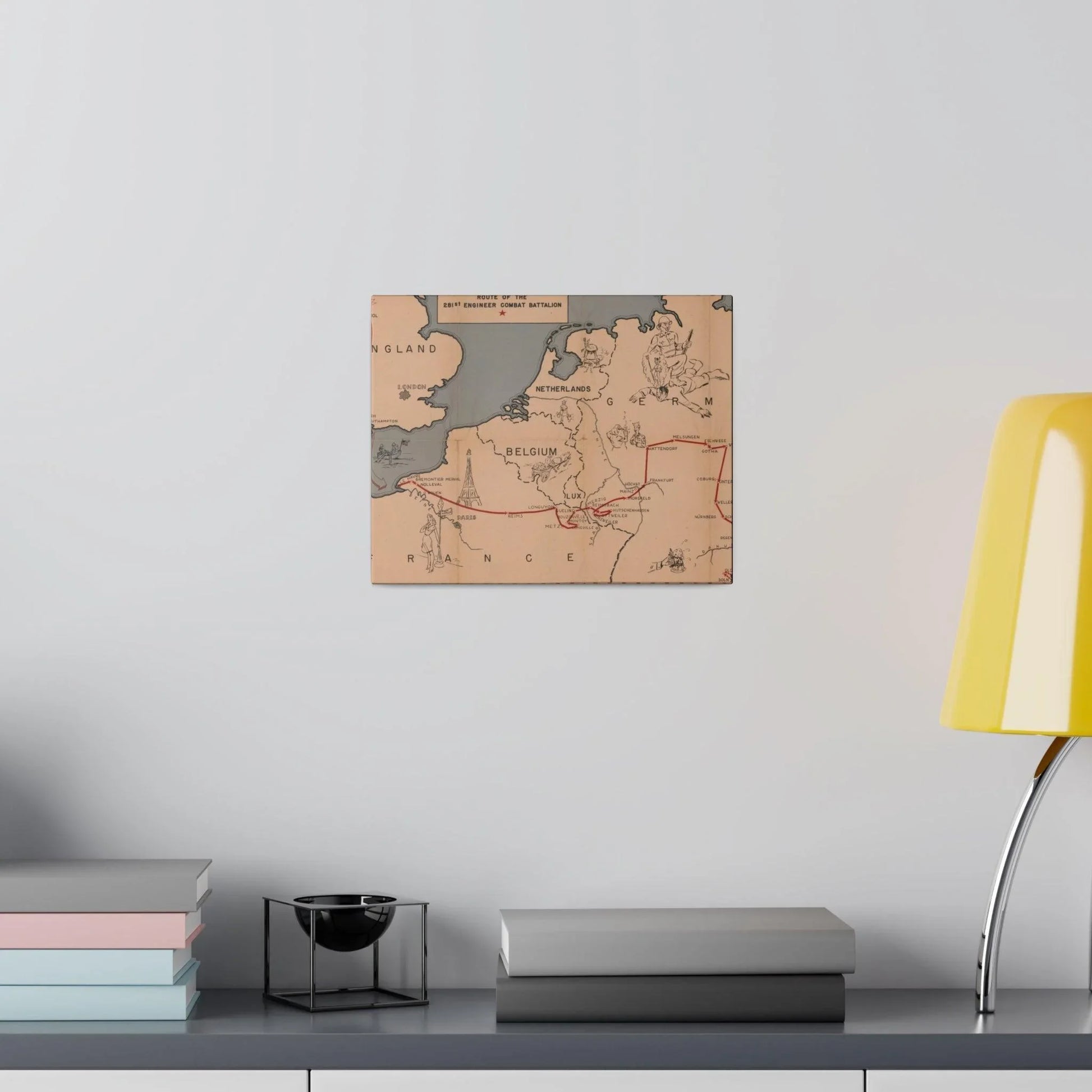Route of the 281st Engineer Combat Battalion 3 November 1944 to 8 May 1945 - Pacific Sky Games