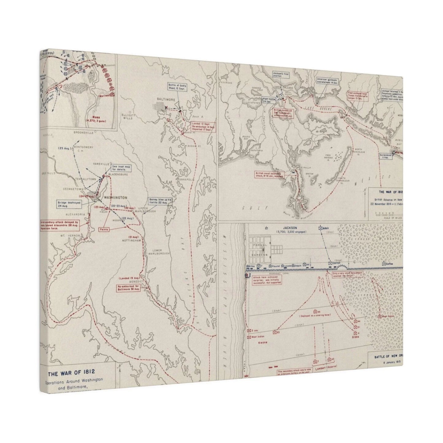 War of 1812, Washington and Baltimore; New Orleans 1814 - Pacific Sky Games