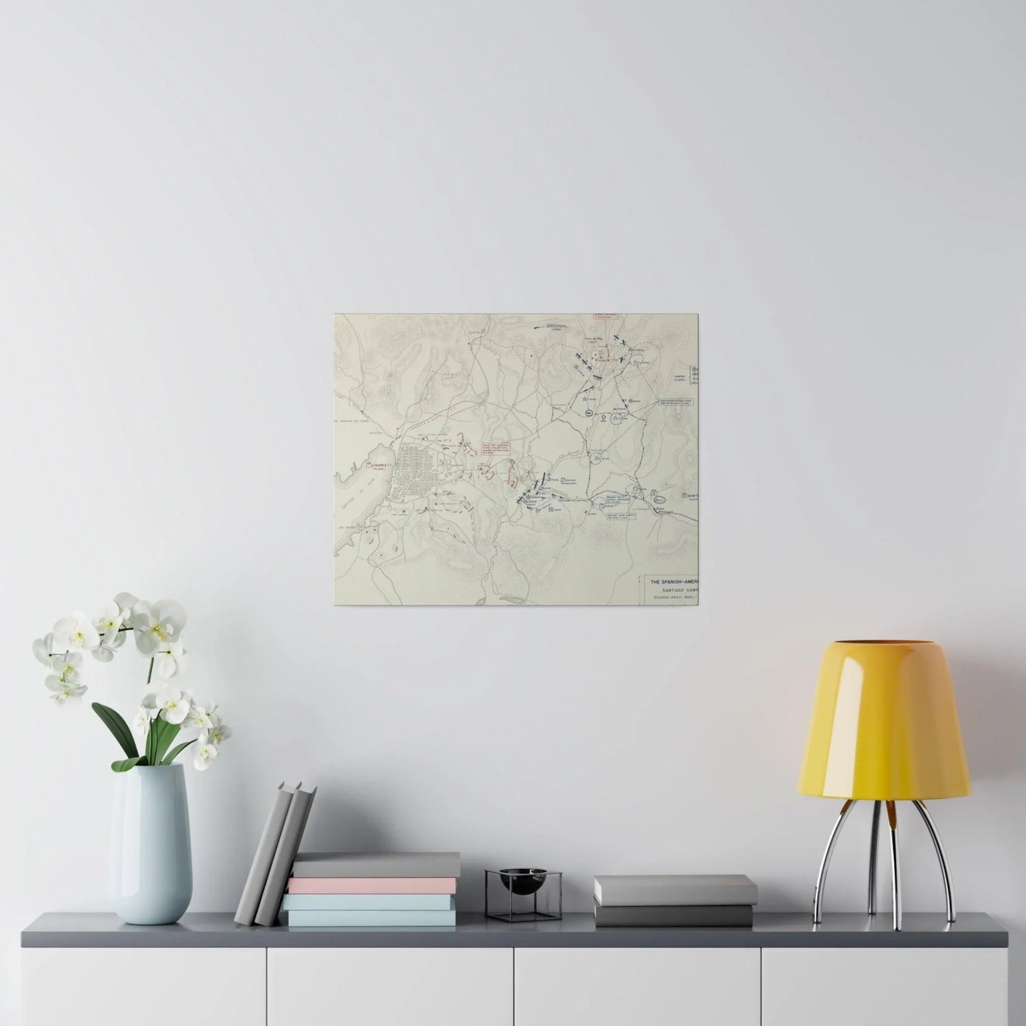 Spanish-American War, Santiago Campaign, Situation Noon 1 July 1898 - Pacific Sky Games