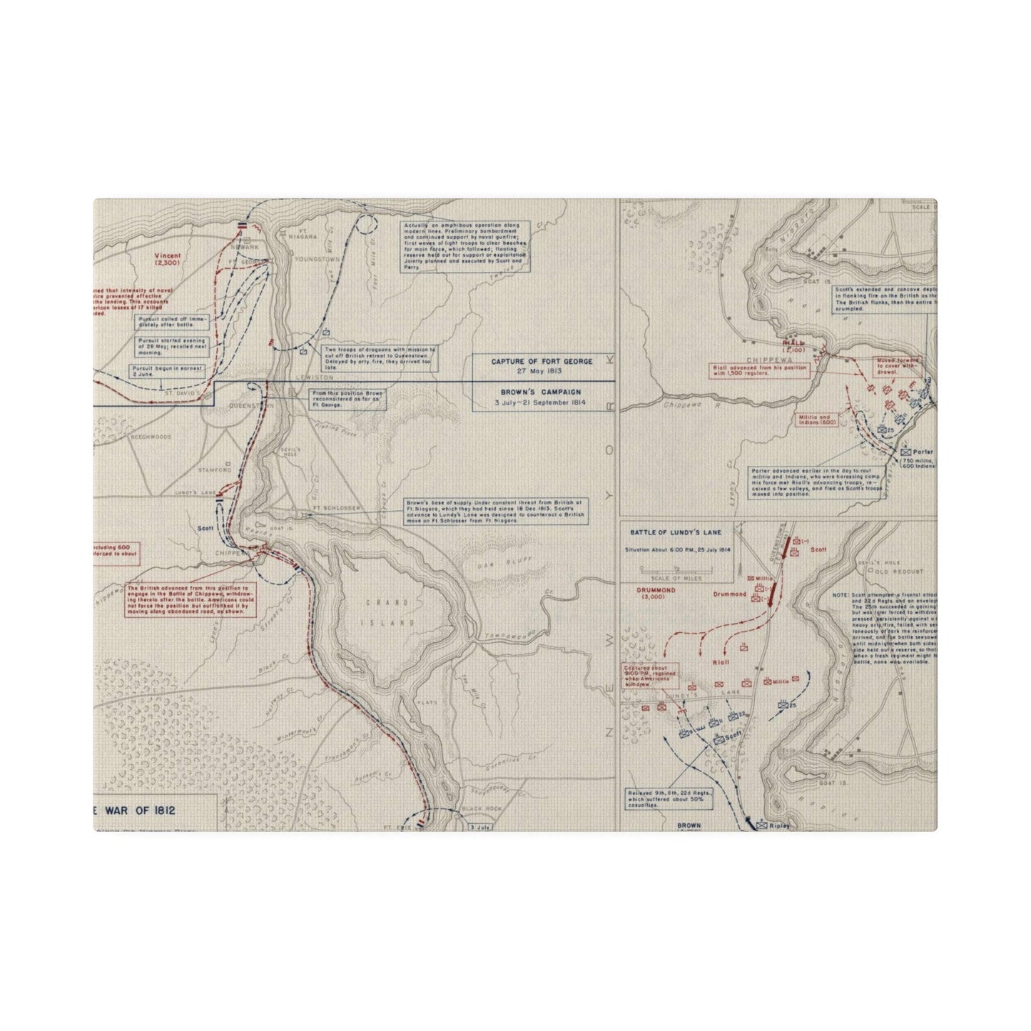 War of 1812, Niagara River 1812-1814 - Pacific Sky Games