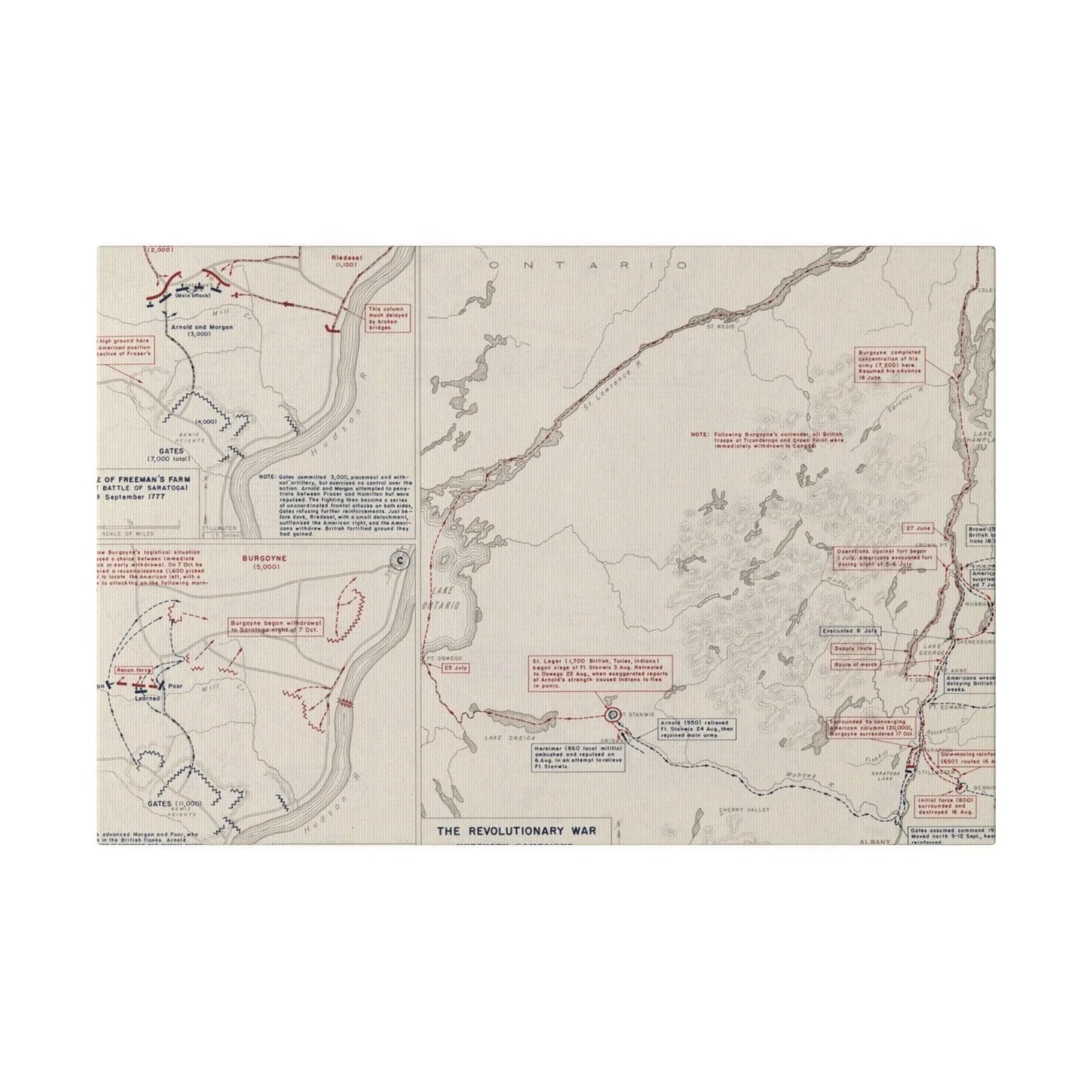 Revolutionary War, Burgoyne's Expedition 1777 - Pacific Sky Games