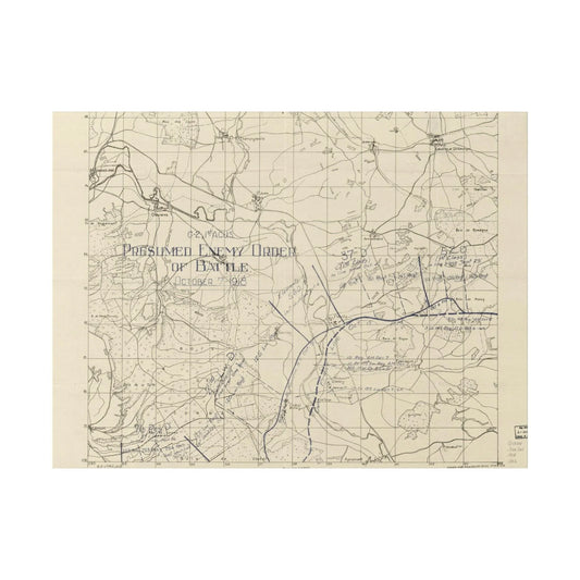 Sommerance Region, Presumed Enemy Order of Battle, October 7, 1918 - Pacific Sky Games