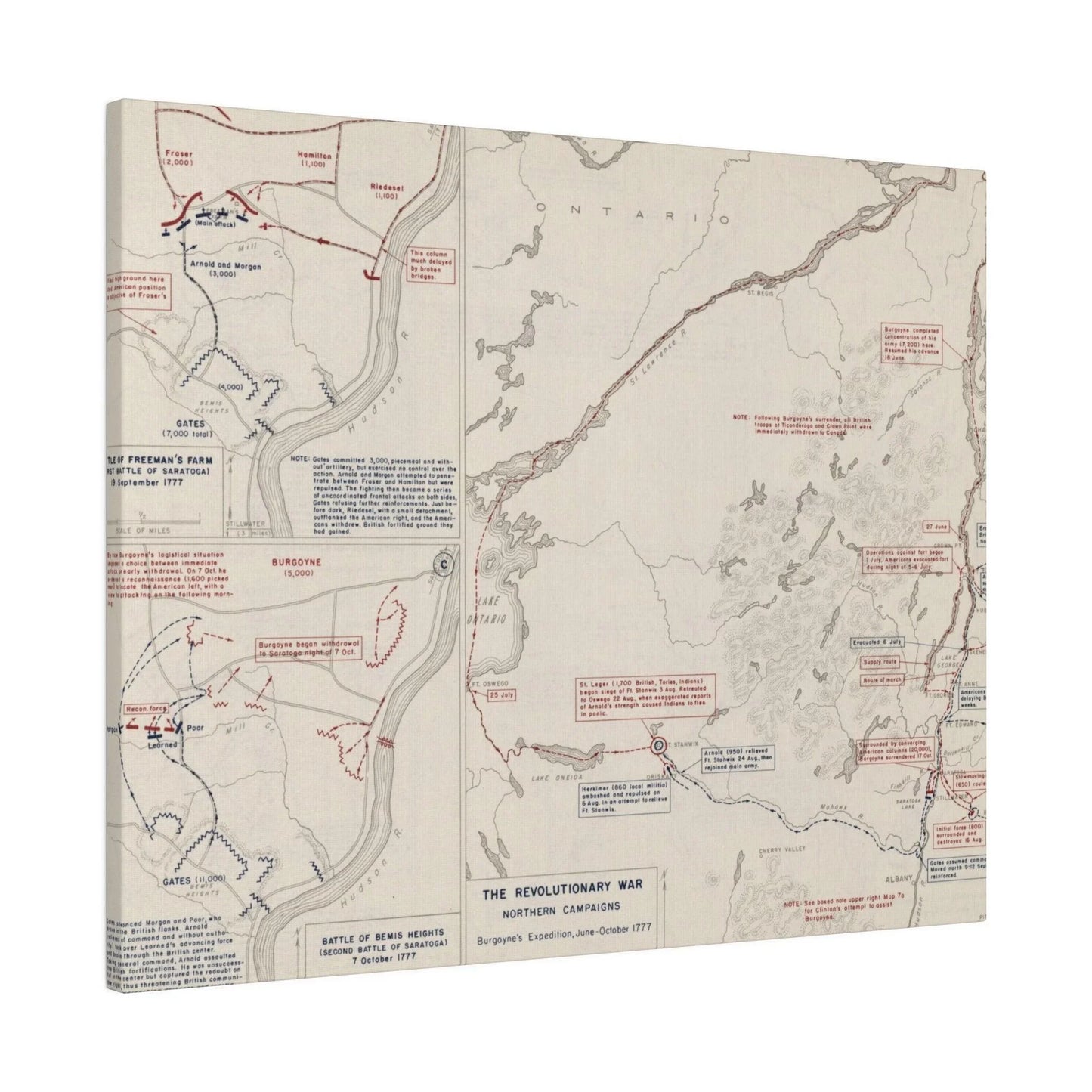 Revolutionary War, Burgoyne's Expedition 1777 - Pacific Sky Games