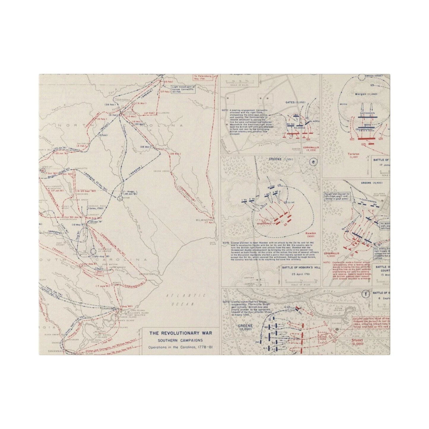 Revolutionary War, Carolinas 1778-1781 - Pacific Sky Games