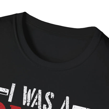 Close-up of the unisex softstyle fabric showing smooth texture and relaxed fit in vibrant navy blue from a slightly angled