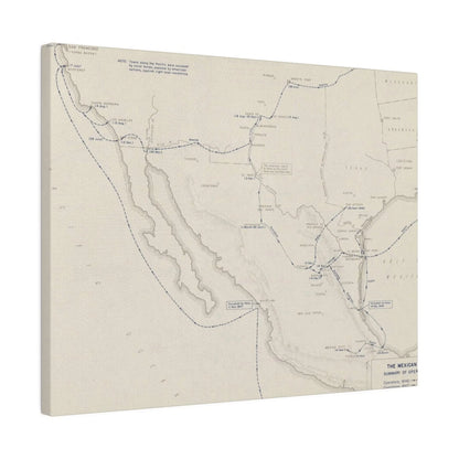 Close-up of detailed canvas texture highlighting aged, faded colors and intricate brushstroke patterns from the Mexican War