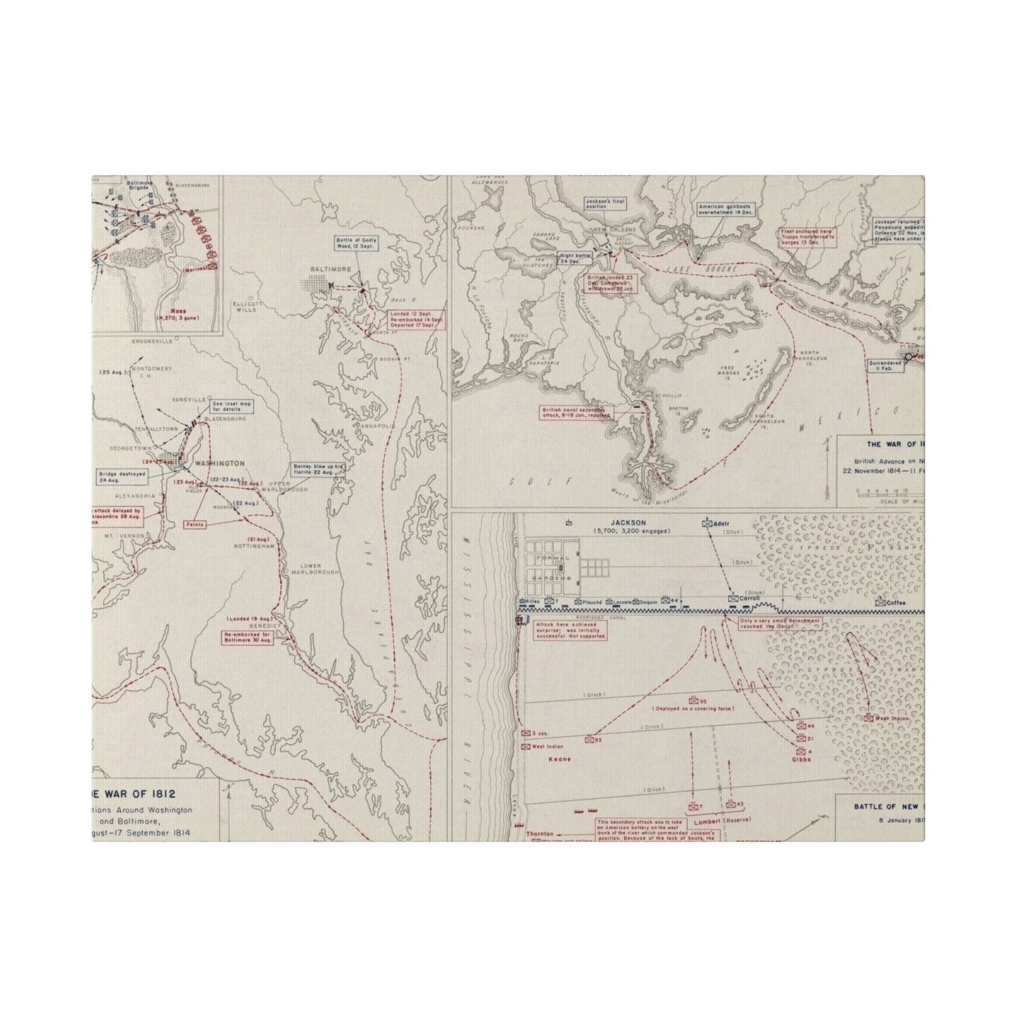 War of 1812, Washington and Baltimore; New Orleans 1814 - Pacific Sky Games