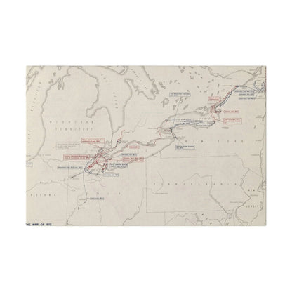 War of 1812, Operations In The North 1812-1814 - Pacific Sky Games