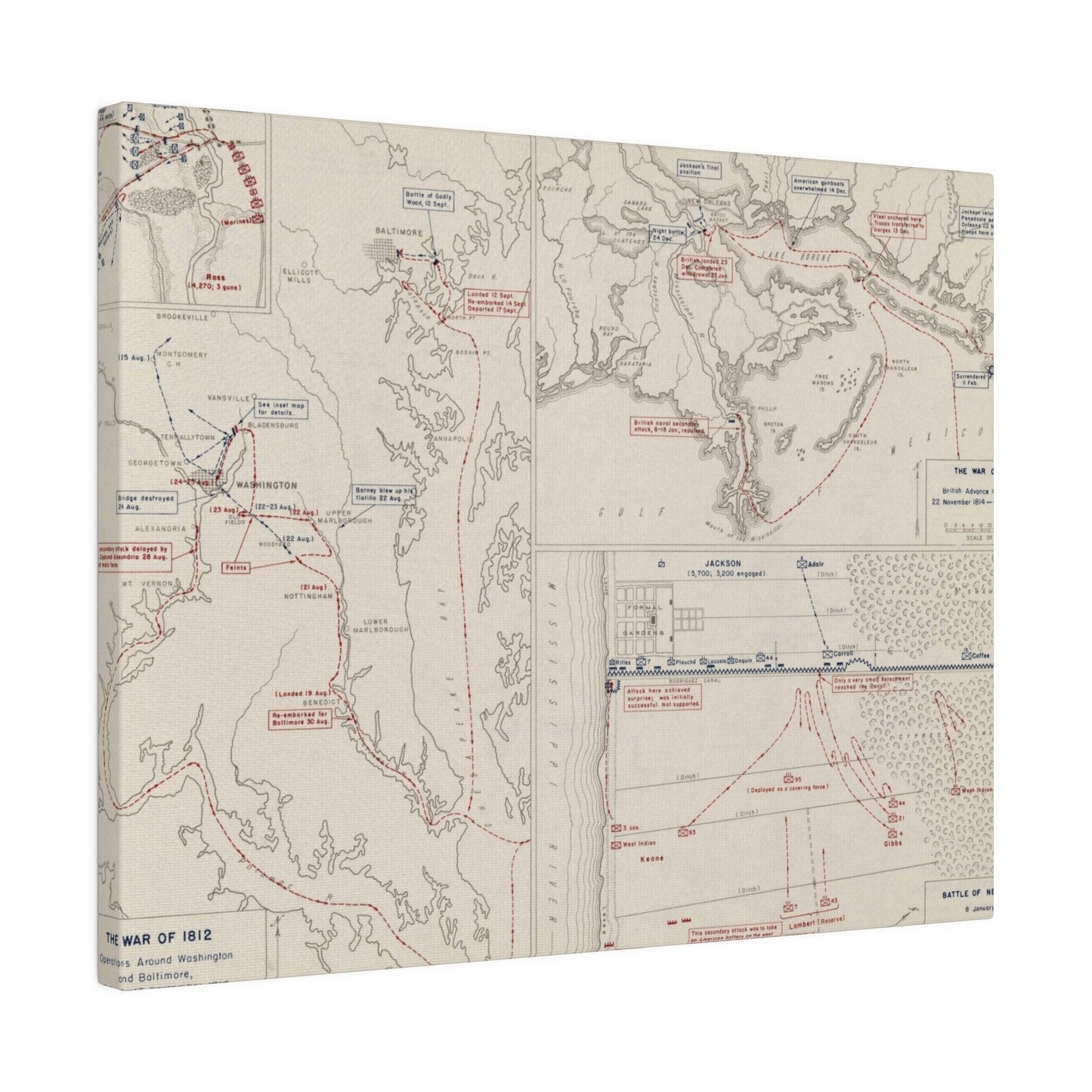 War of 1812, Washington and Baltimore; New Orleans 1814 - Pacific Sky Games