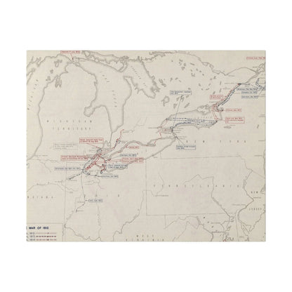 War of 1812, Operations In The North 1812-1814 - Pacific Sky Games