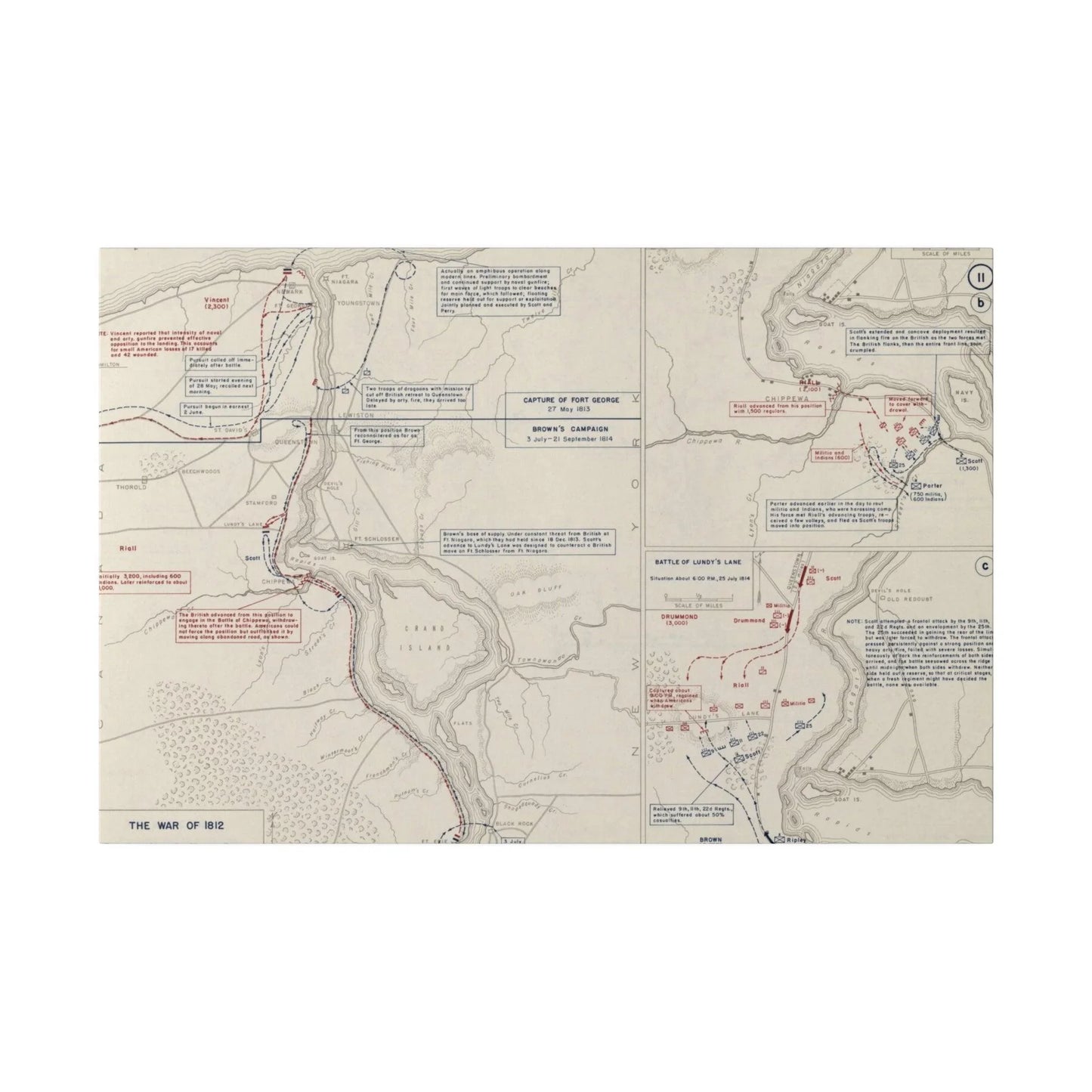 War of 1812, Niagara River 1812-1814 - Pacific Sky Games