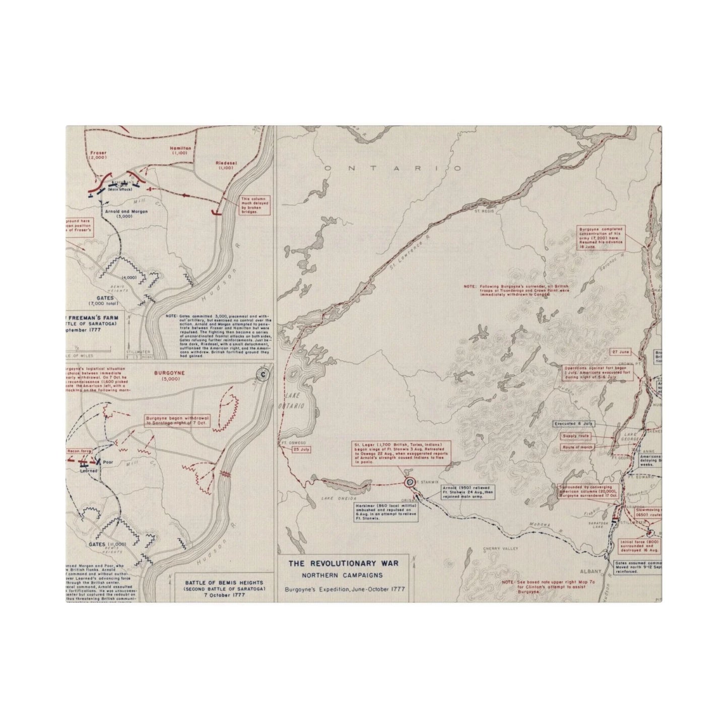 Revolutionary War, Burgoyne's Expedition 1777 - Pacific Sky Games