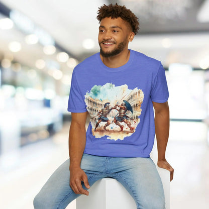 Close-up of the charcoal gray fabric highlighting the soft cotton blend and subtle textured pattern at the sleeve cuff.