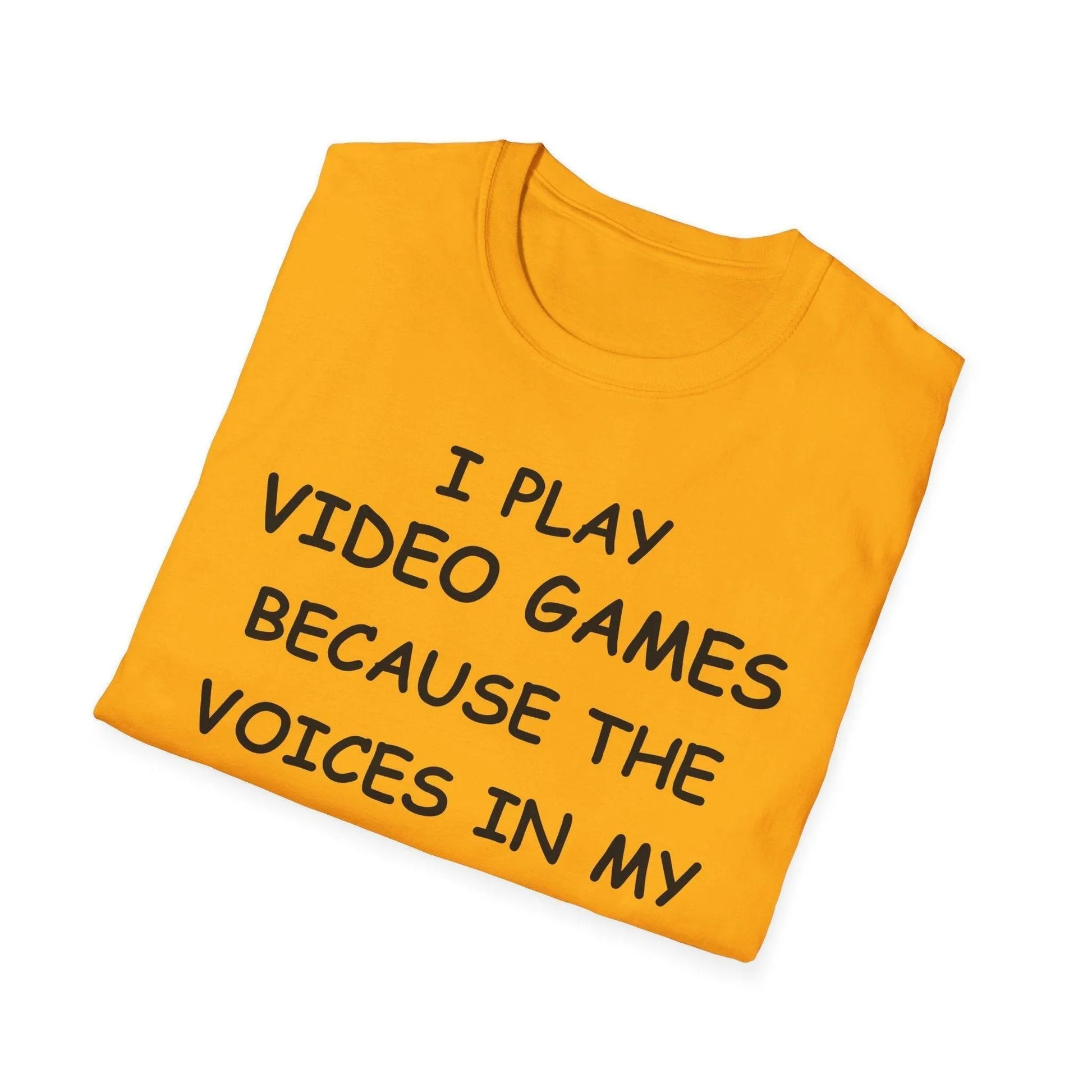 Close-up of the black unisex softstyle fabric displaying subtle texture and reinforced crew neckline stitching detail.