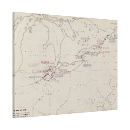 War of 1812, Operations In The North 1812-1814 - Pacific Sky Games