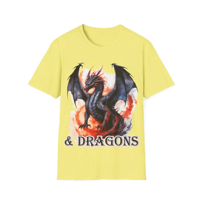 Close-up of the unisex softstyle T-shirt’s vibrant navy color and smooth cotton fabric texture, highlighting the crew