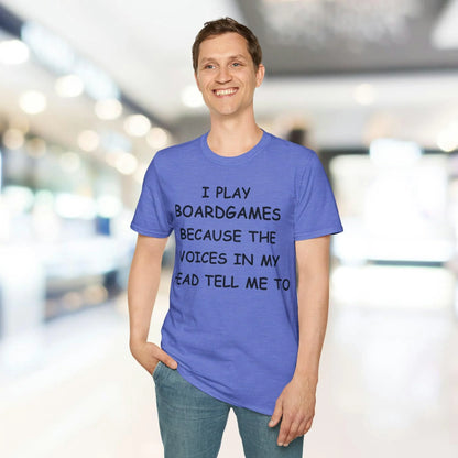 Close-up of the black unisex T-shirt fabric displaying soft cotton blend texture and subtle stitching details at a slight