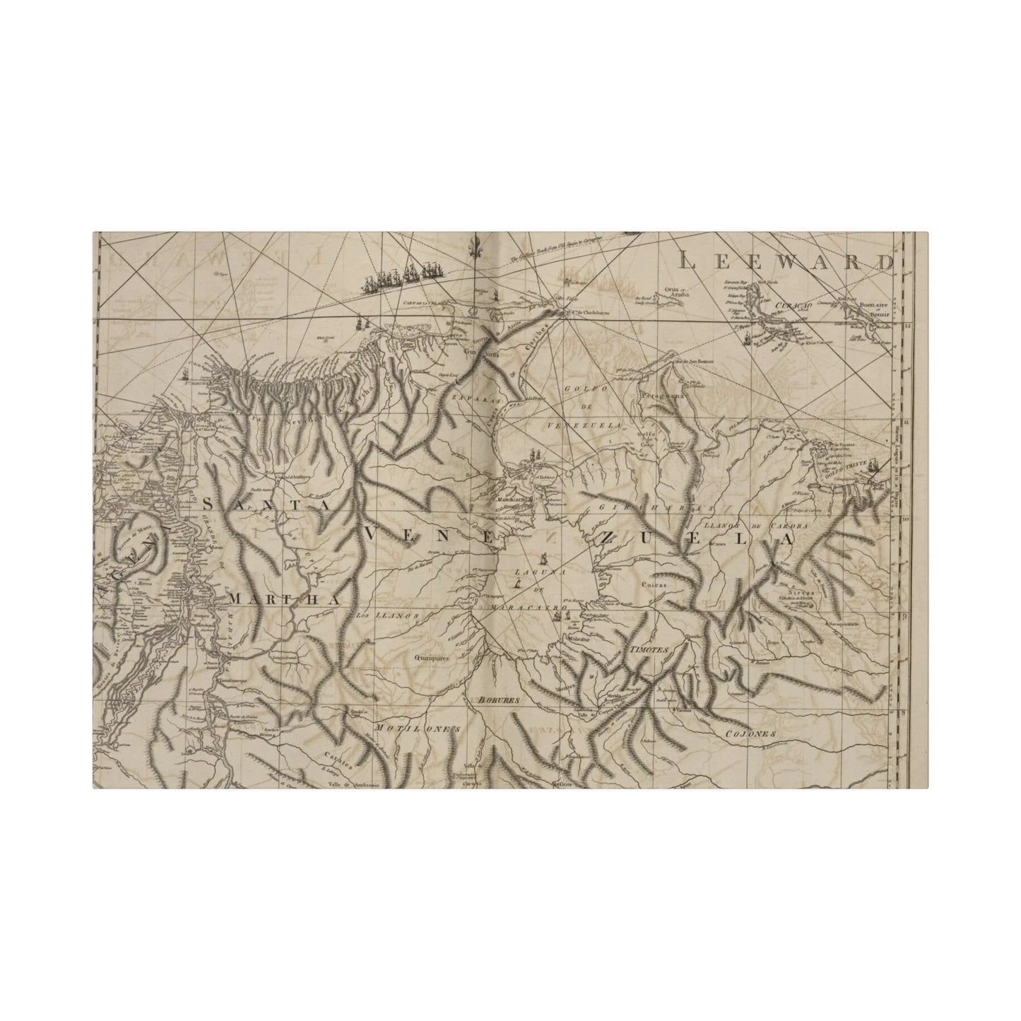 Close-up of textured canvas surface highlighting subtle brushstroke details and vibrant color blending in the Tierra Firme