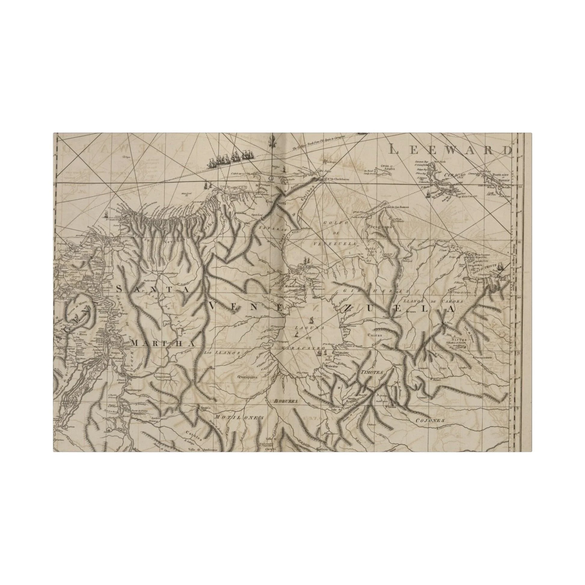 Close-up of textured canvas surface highlighting subtle brushstroke details and vibrant color blending in the Tierra Firma