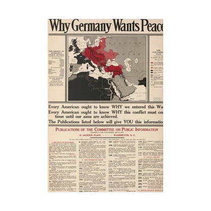 Why Germany Wants Peace 1917 - Pacific Sky Games
