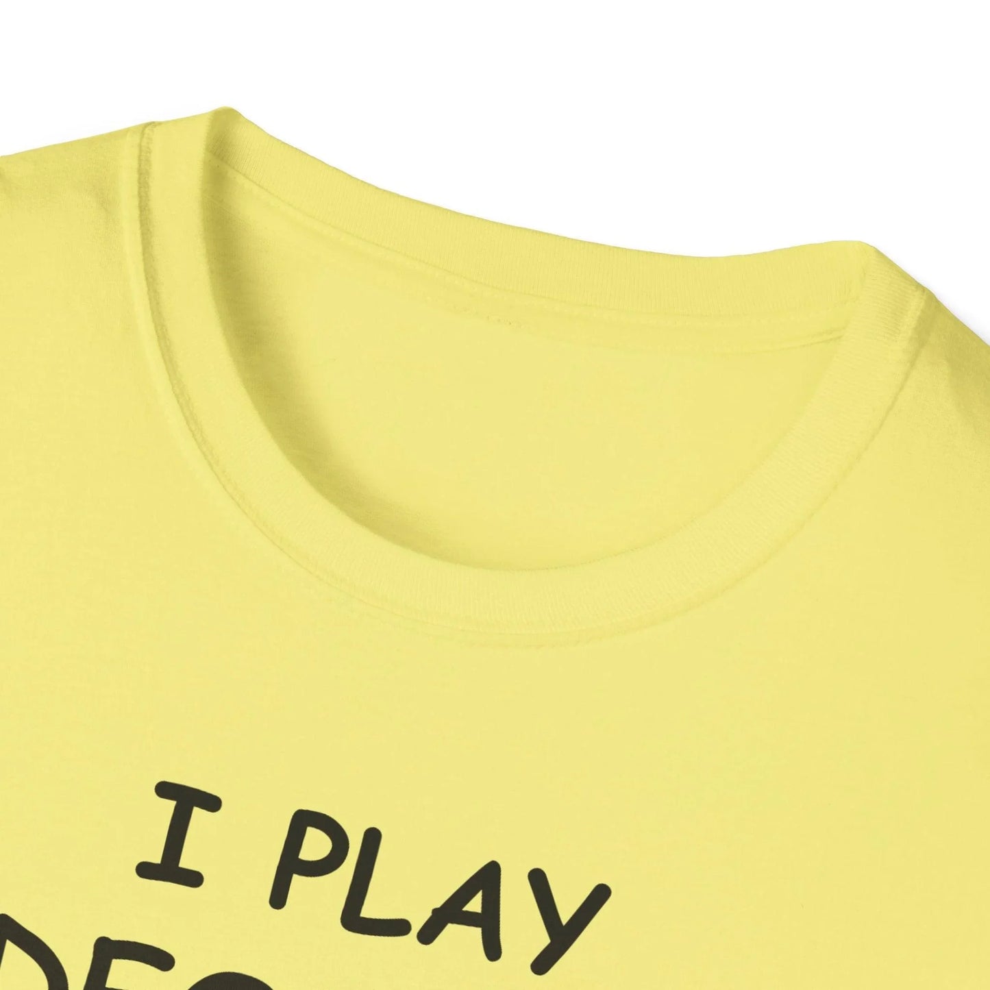 Close-up of the black unisex softstyle T-shirt fabric seam and stitching at the sleeve cuff from a front angled view.