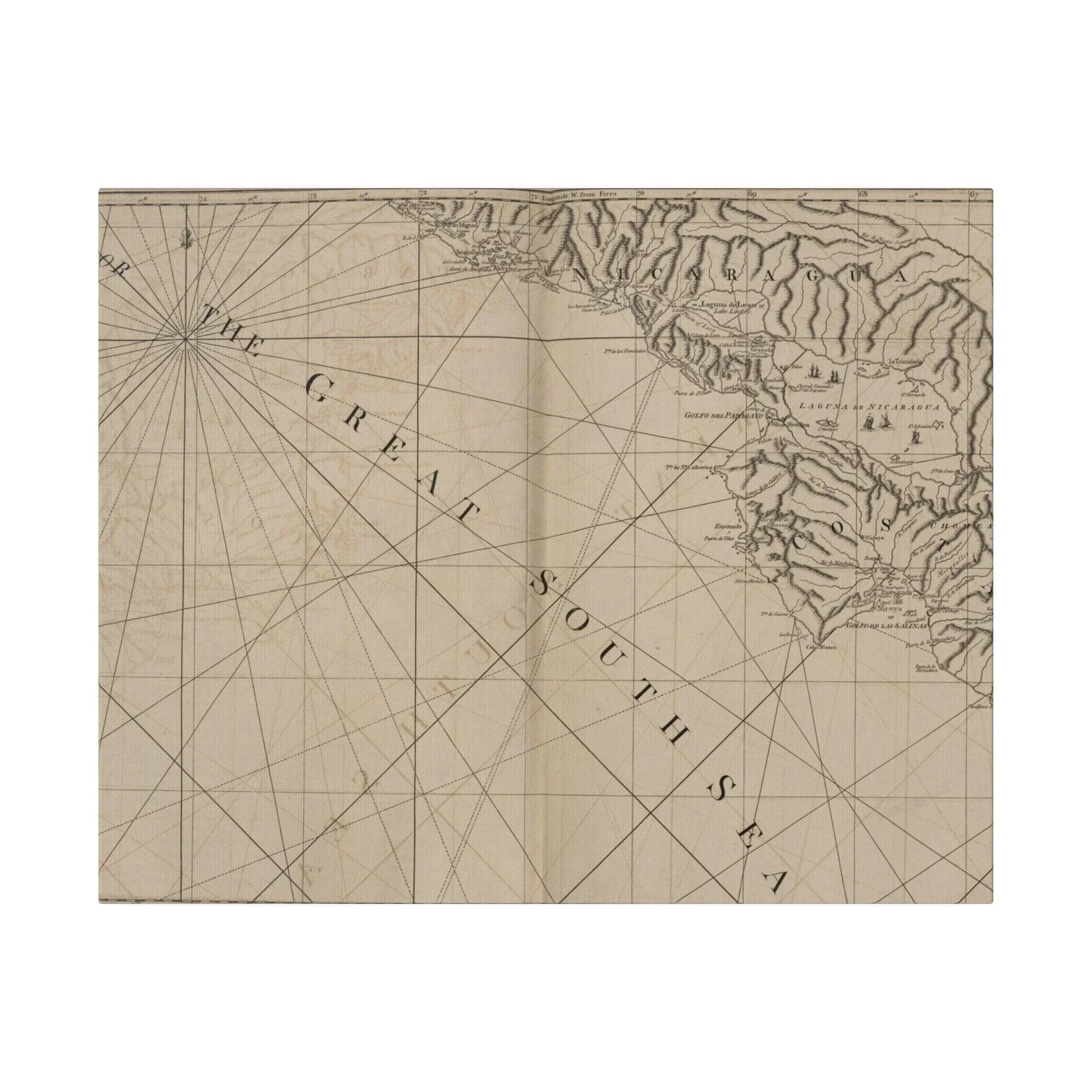 Provinces of Costa Rica and Nicaragua, with the Lagunas - Pacific Sky Games