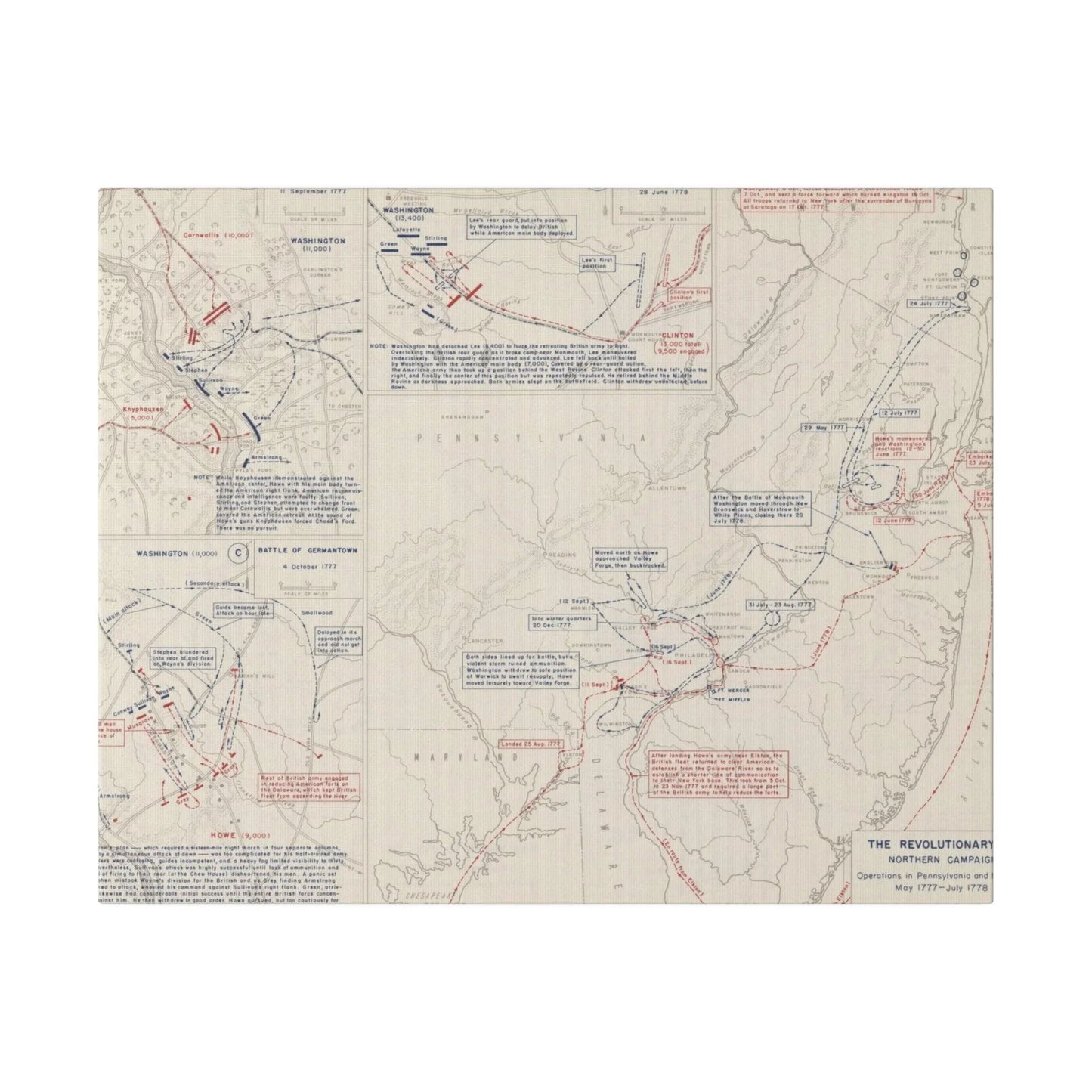 Revolutionary War, Pennsylvania and New Jersey 1777-1778 - Pacific Sky Games