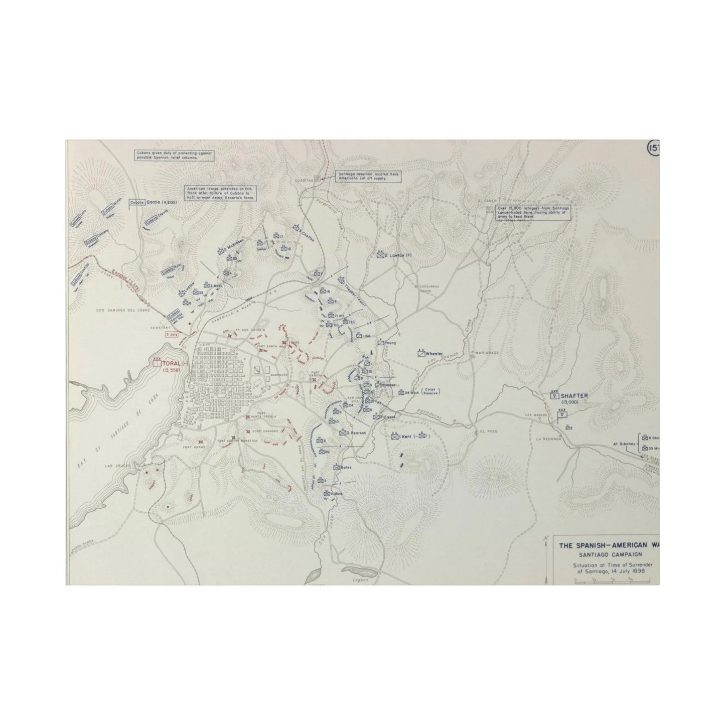 Spanish-American War, Santiago Campaign, Surrender of Santiago 14 July 1898 - Pacific Sky Games