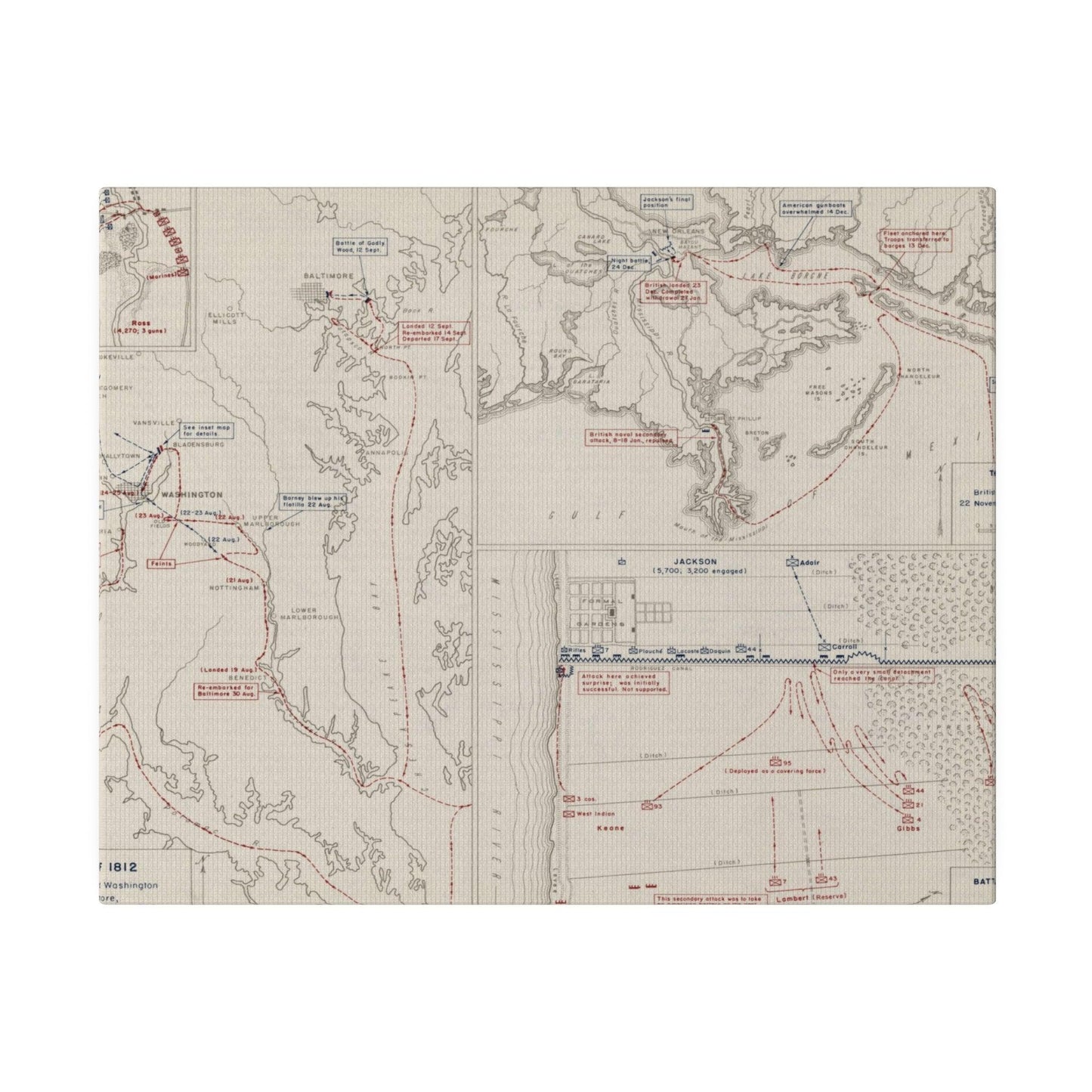 War of 1812, Washington and Baltimore; New Orleans 1814 - Pacific Sky Games