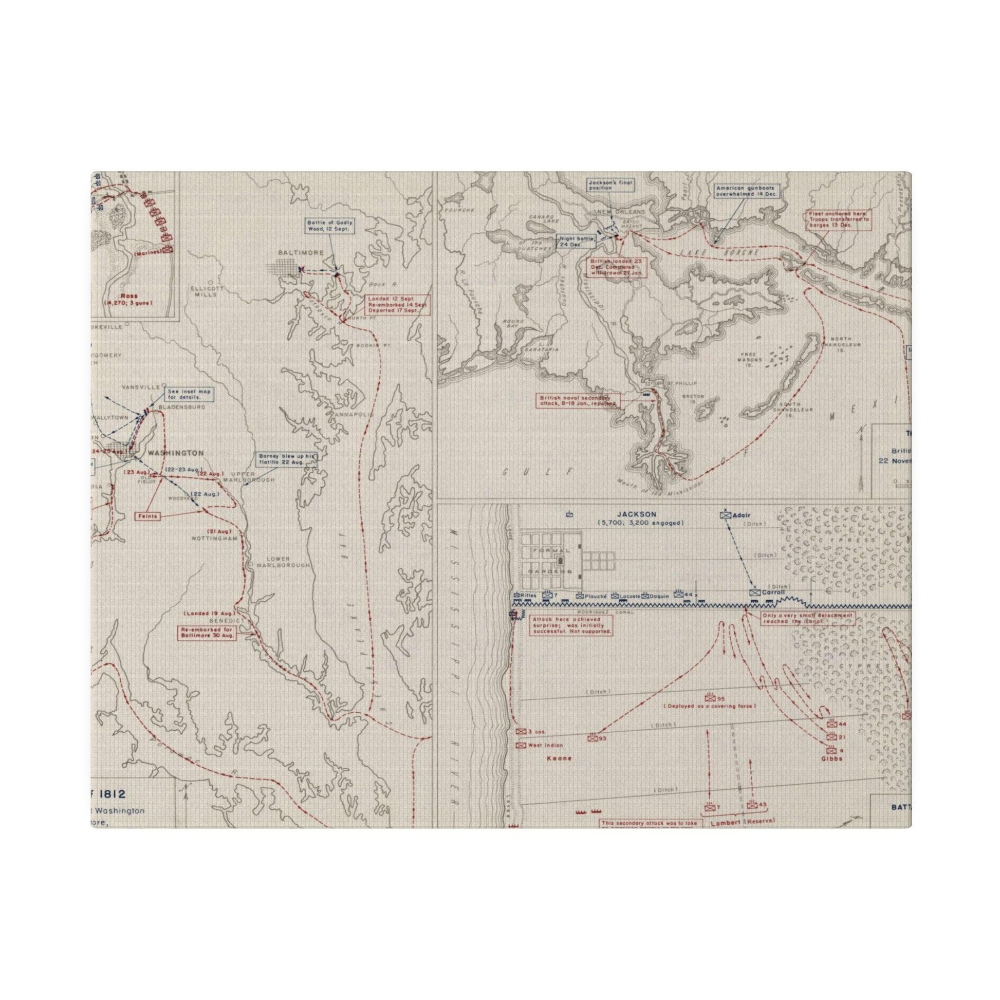 War of 1812, Washington and Baltimore; New Orleans 1814 - Pacific Sky Games