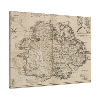 Close-up of textured off-white canvas fabric highlighting subtle weave details and matte finish of Antigua home decor piece.