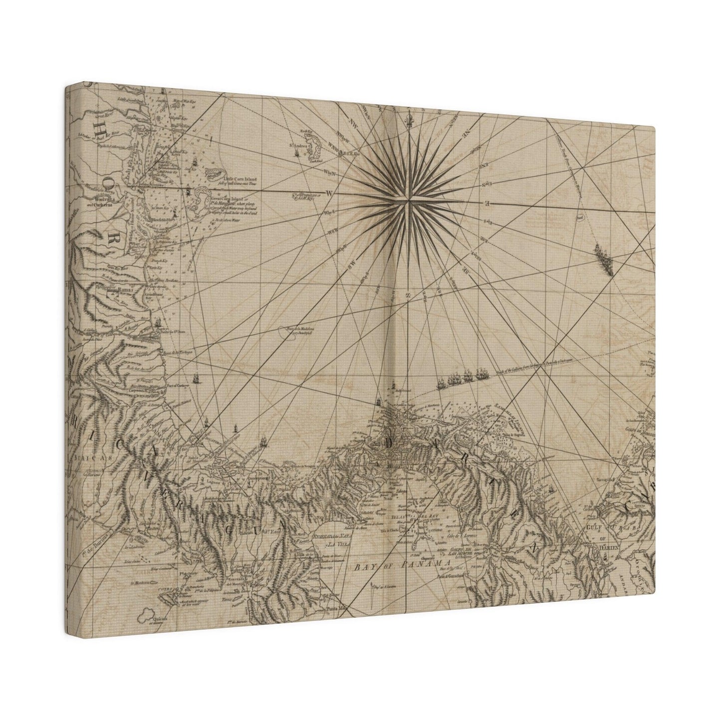 Close-up of the canvas’s textured surface highlighting brushstroke details and vibrant color blending.