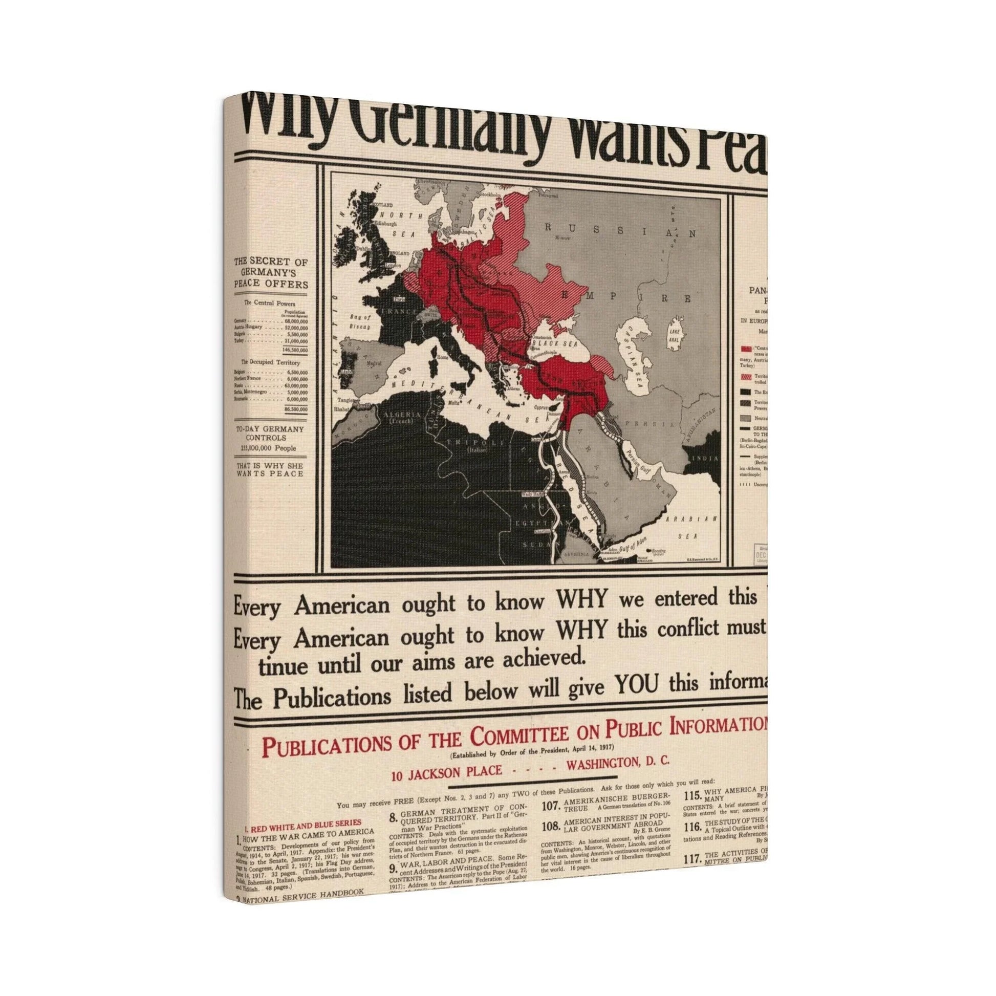 Why Germany Wants Peace 1917 - Pacific Sky Games