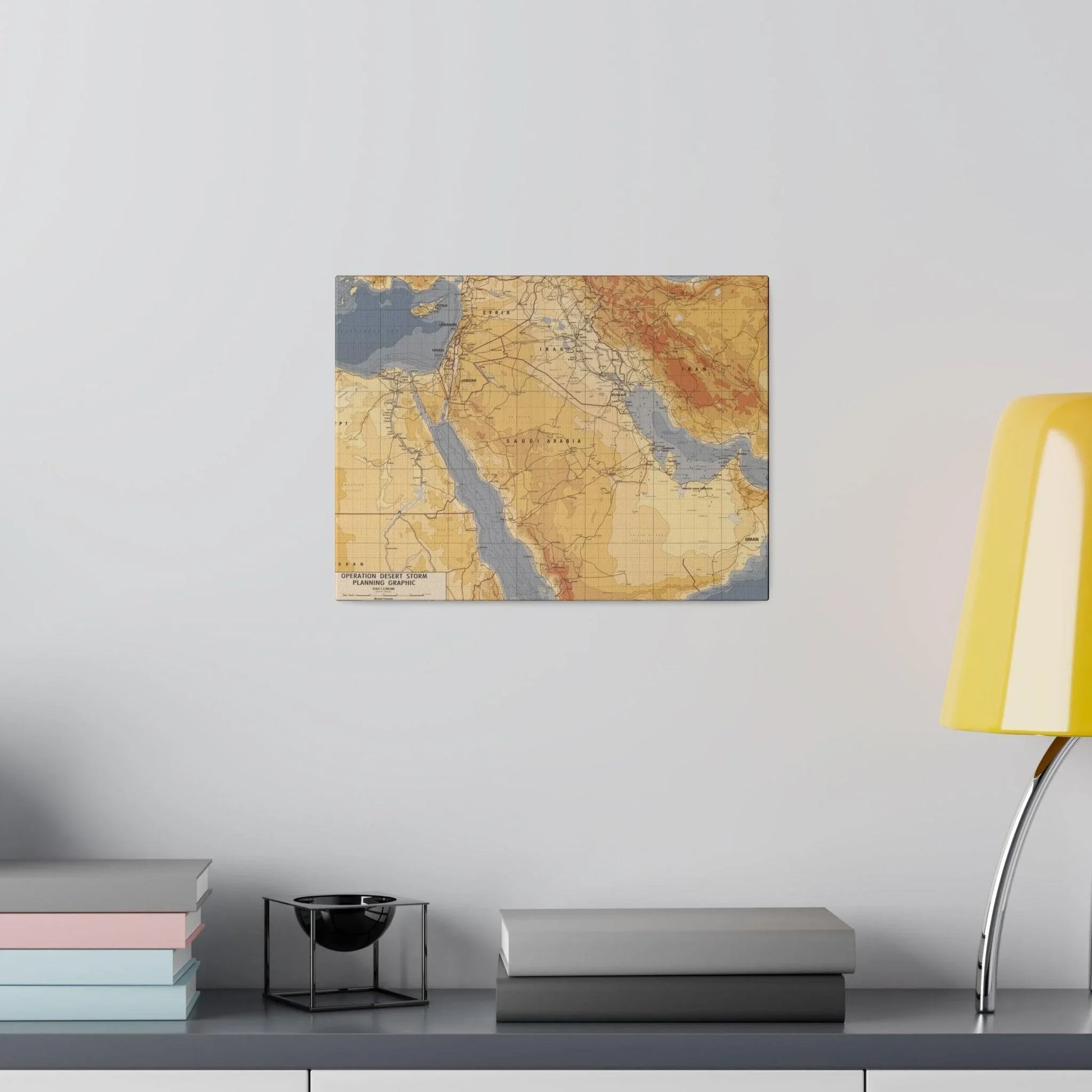 Operation Desert Storm Planning Graphic - Pacific Sky Games