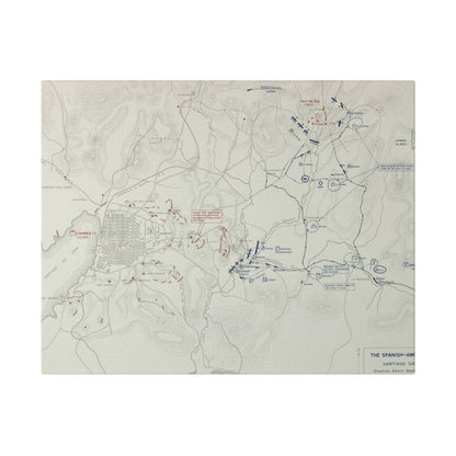 Spanish-American War, Santiago Campaign, Situation Noon 1 July 1898 - Pacific Sky Games